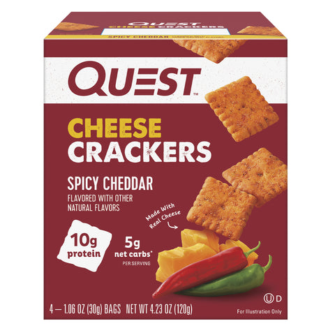 Quest - Cheese Crackers (boîte de 4)