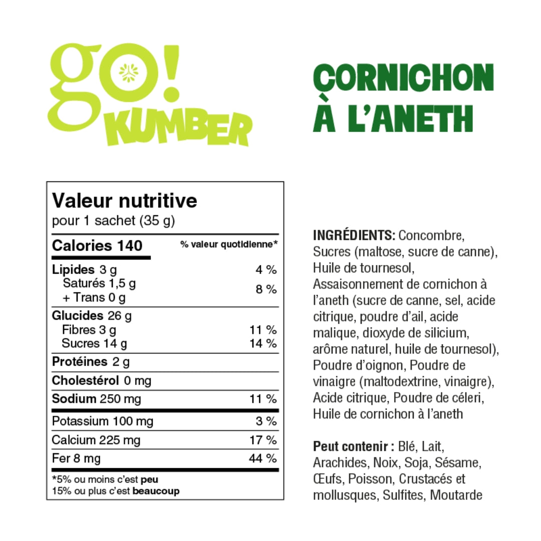Informations Nutritionnelles