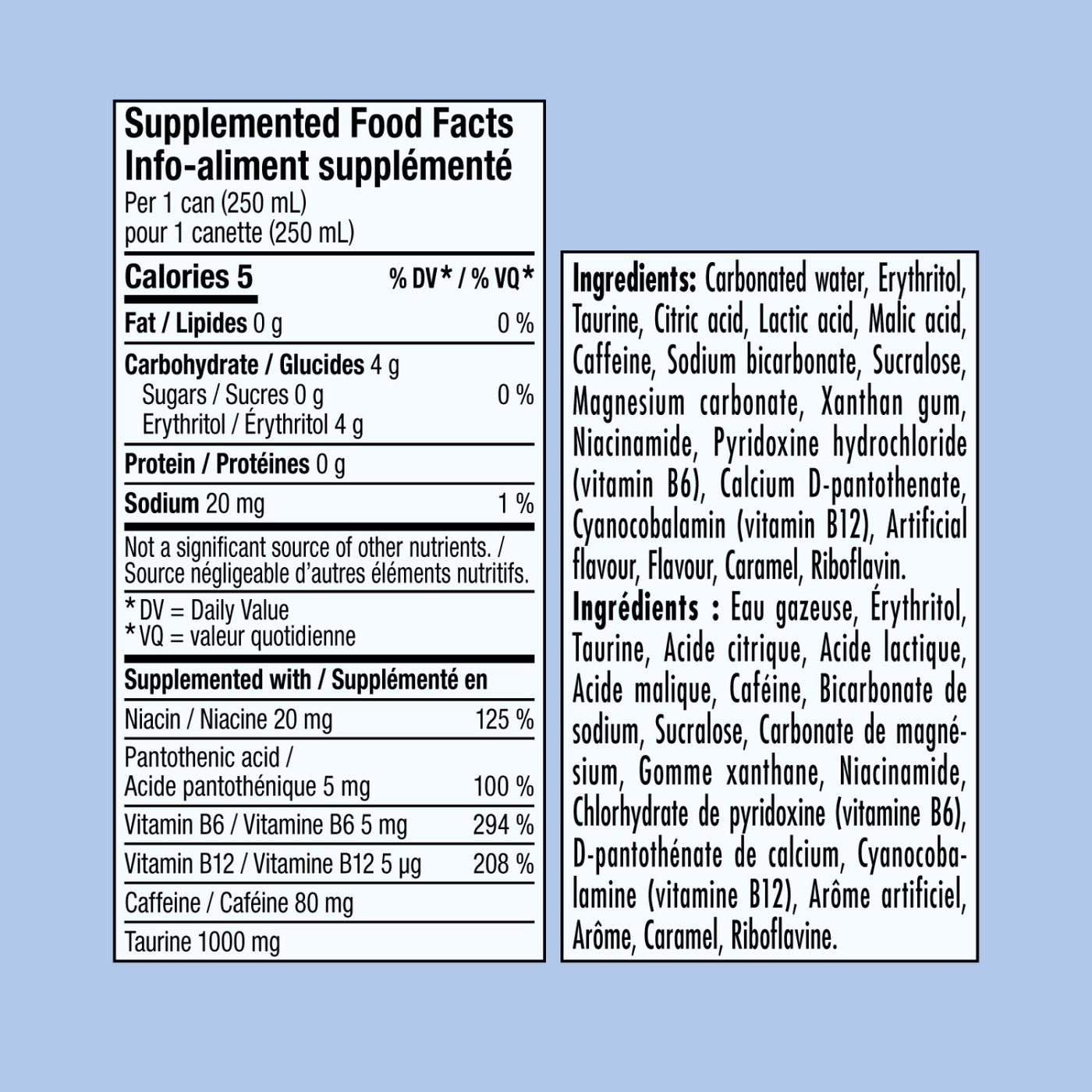 Informations Nutritionnelles