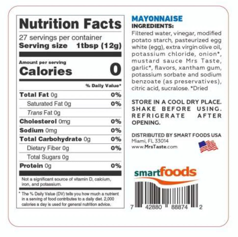 Informations Nutritionnelles