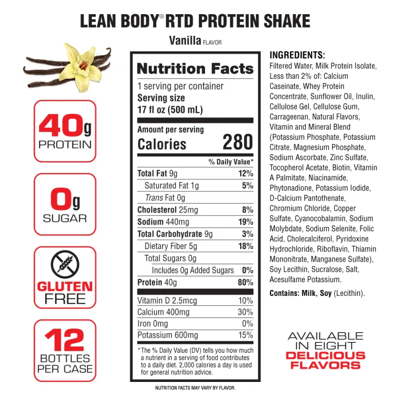 Informations Nutritionnelles