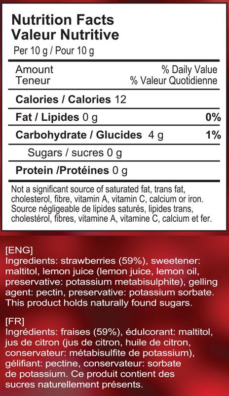 Informations Nutritionnelles