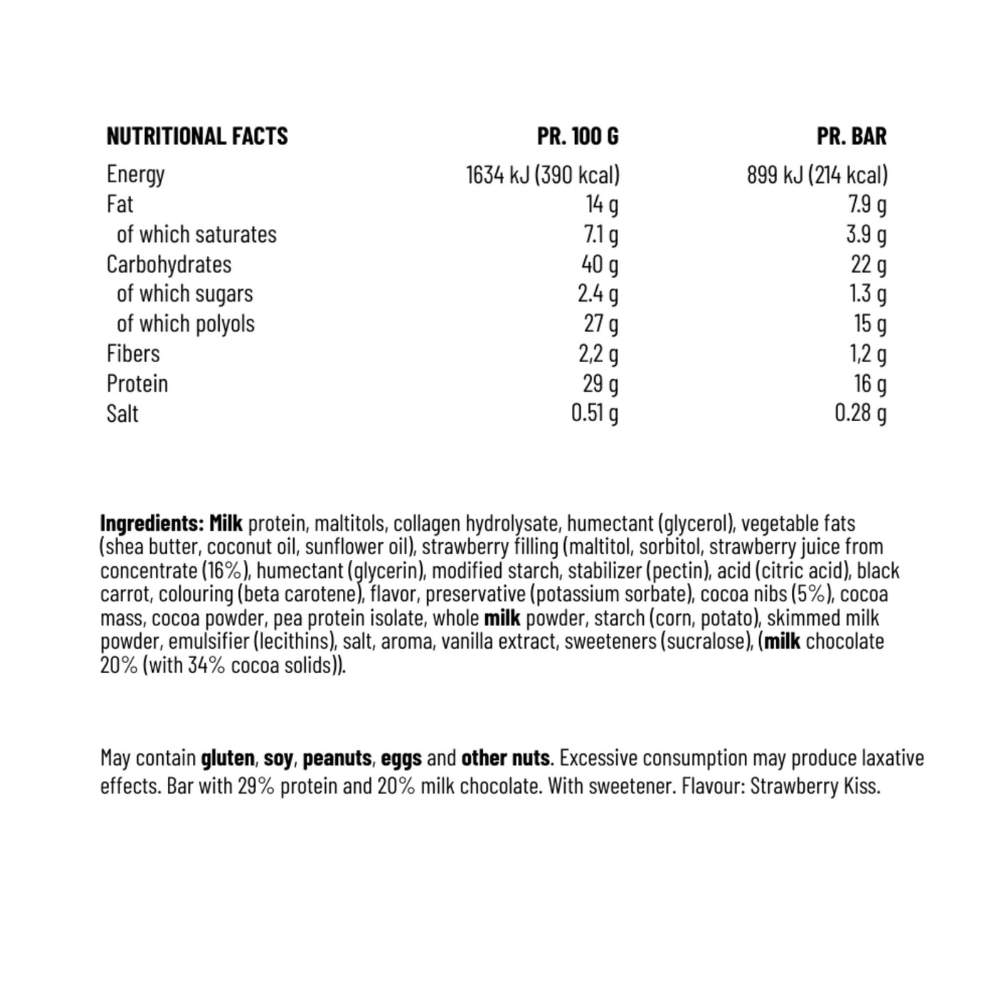 Informations Nutritionnelles