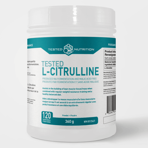 Tested Nutrition - L-Citrulline 360g - Shop Santé