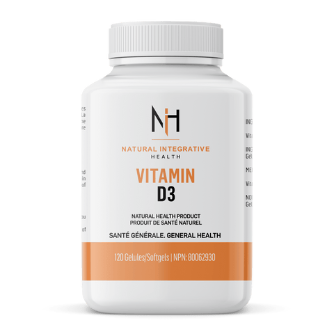 NIH - Vitamin D3 120 Capsules