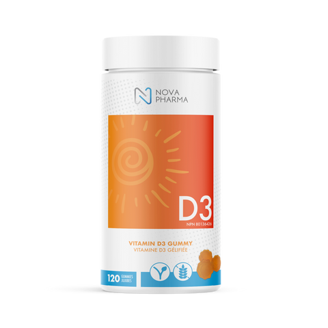Nova Pharma - Vitamine D3 (120 jujubes)