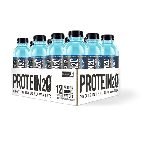 Protein2o - Eau infusée de protéines + Energy (500ml) (12x)