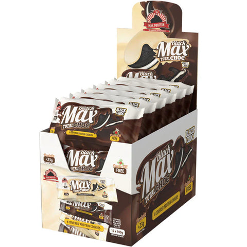 Max Protein - Black Max Protein Cookies 100g (12x)