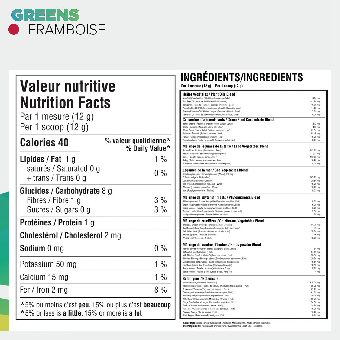 Nutritional Information
