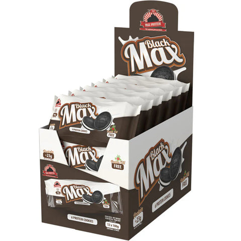 Max Protein - Black Max Protein Cookies 100g (12x)