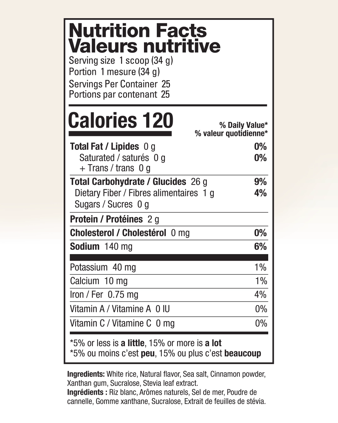 Nutritional Information