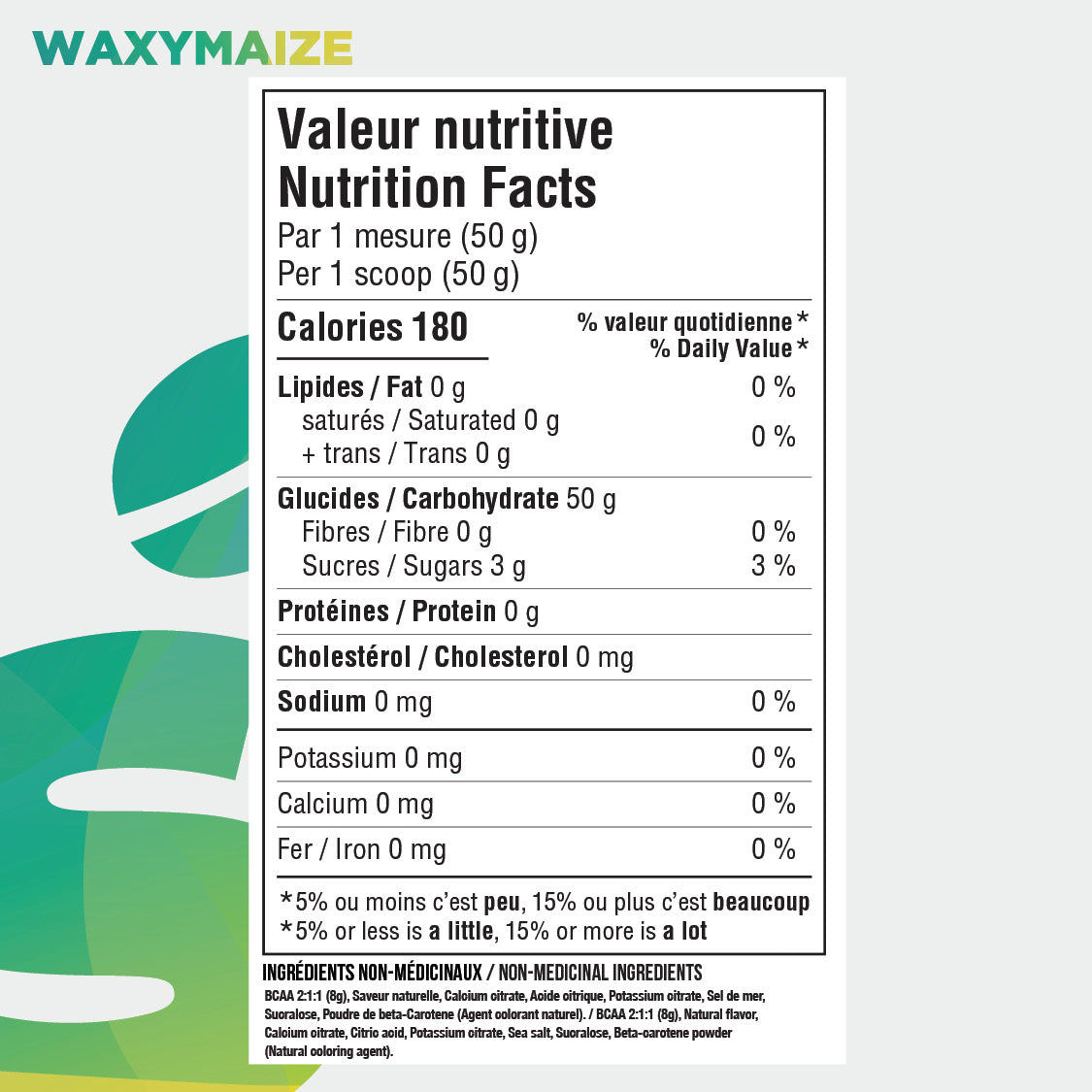 Informations Nutritionnelles