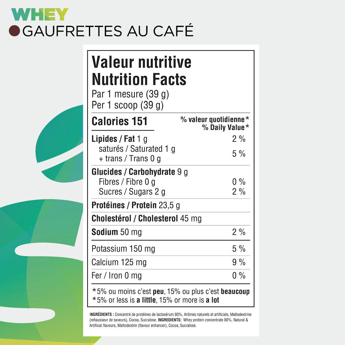 Informations Nutritionnelles