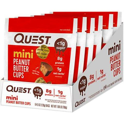 Quest - MINI Peanut Butter Cup Snack 128g.
