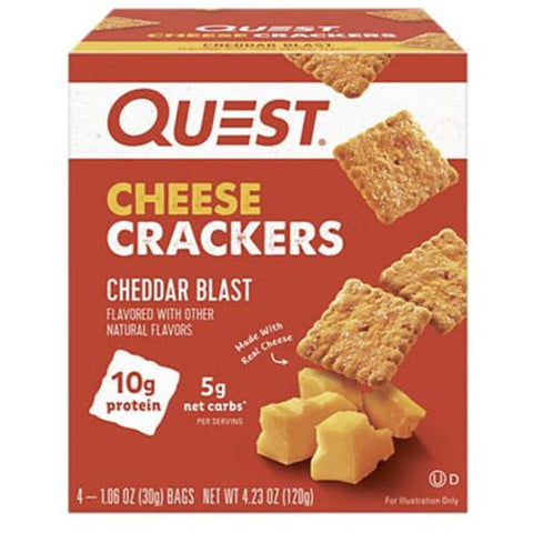 Quest - Cheese Crackers (boîte de 4).