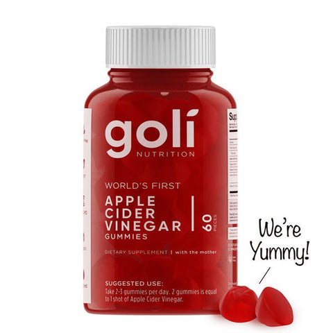 Goli Nutrition - Vinaigre de cidre de pomme 60 gummies – Shop Santé