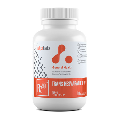 ATP LAB - Trans Resveratrol 99% 60 capsules.